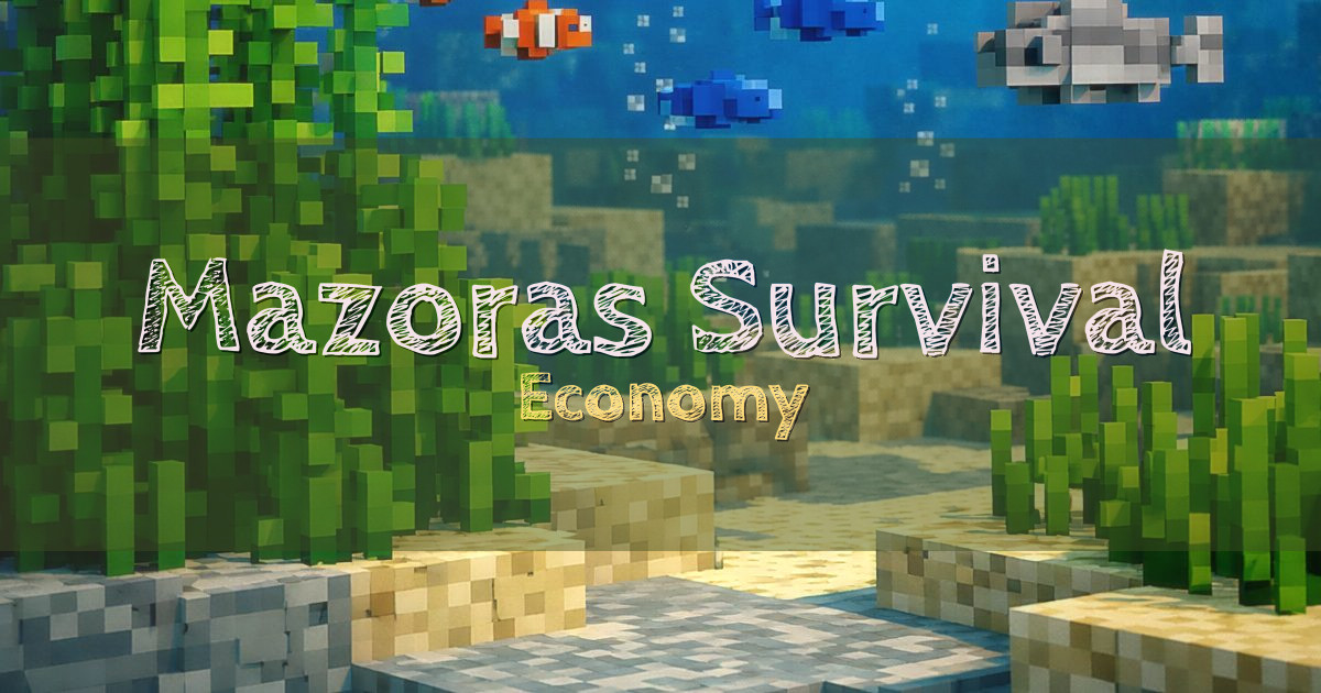 Mazoras Survival Economy Minecraft server