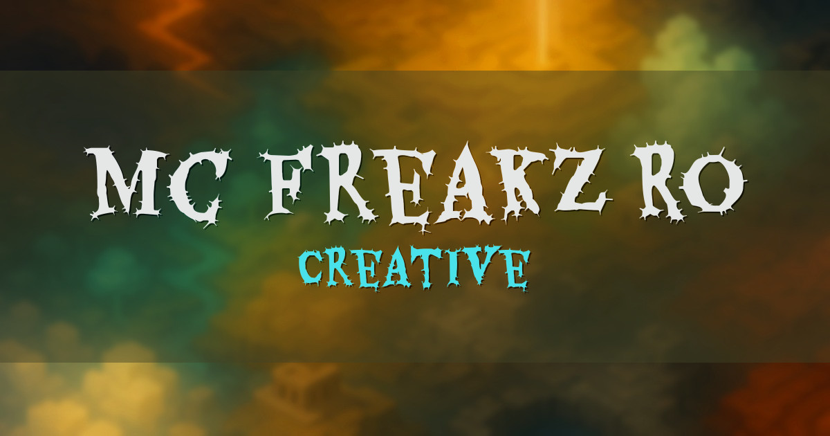 Mc.Freakz.Ro Creative Minecraft server