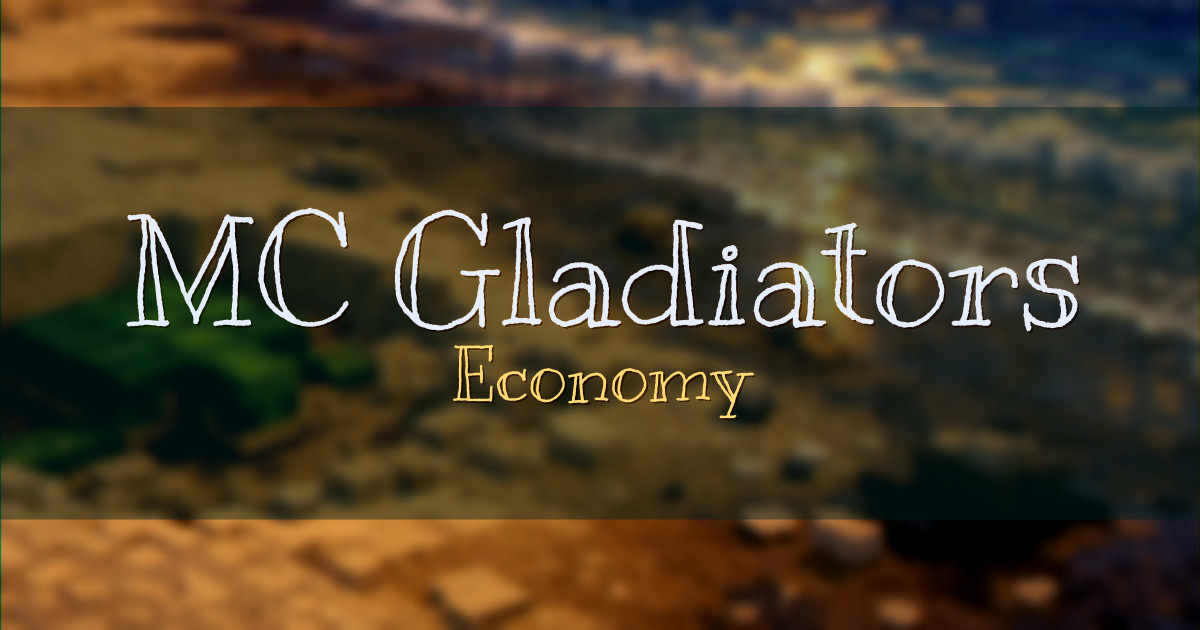 MC Gladiators Economy Minecraft server