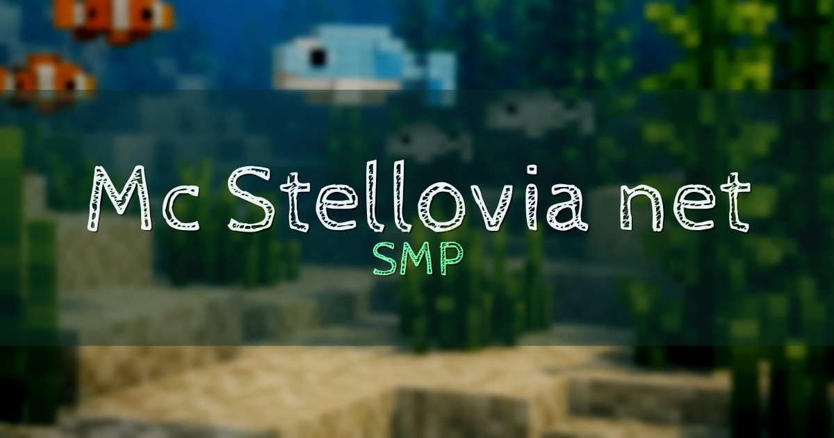 Mc.Stellovia.net SMP Minecraft server