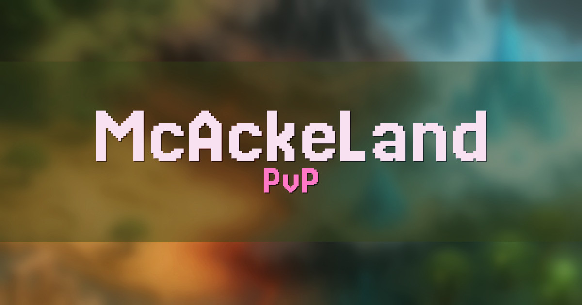 McAckeLand PvP Minecraft server