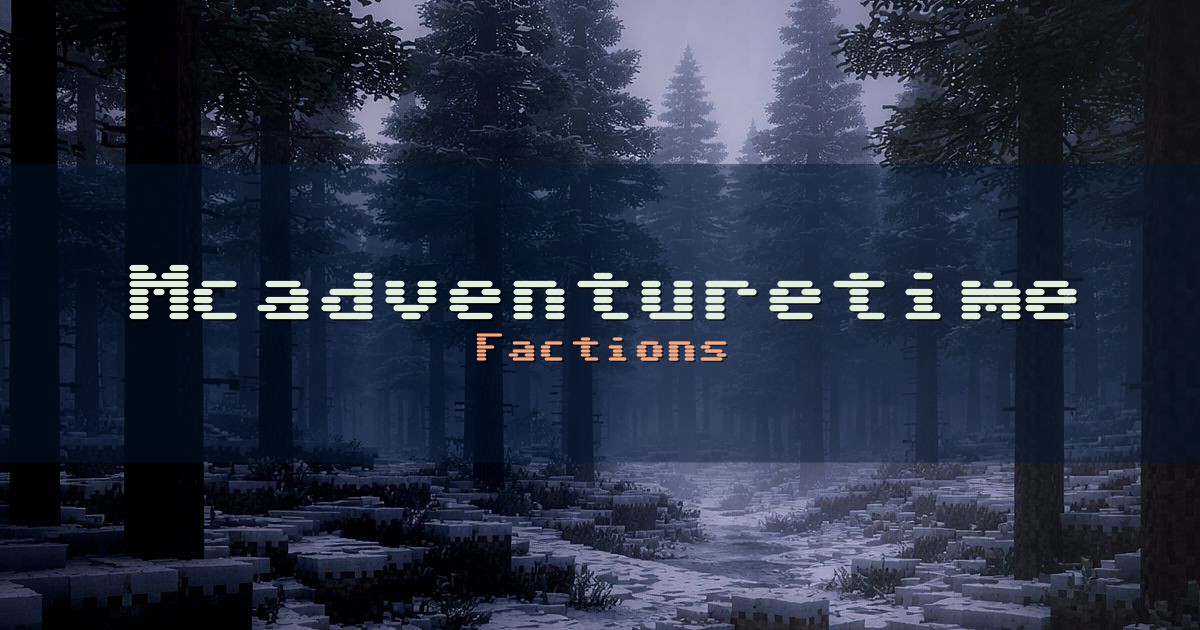 Mcadventuretime Galaktik Skyblock Factions Minecraft server