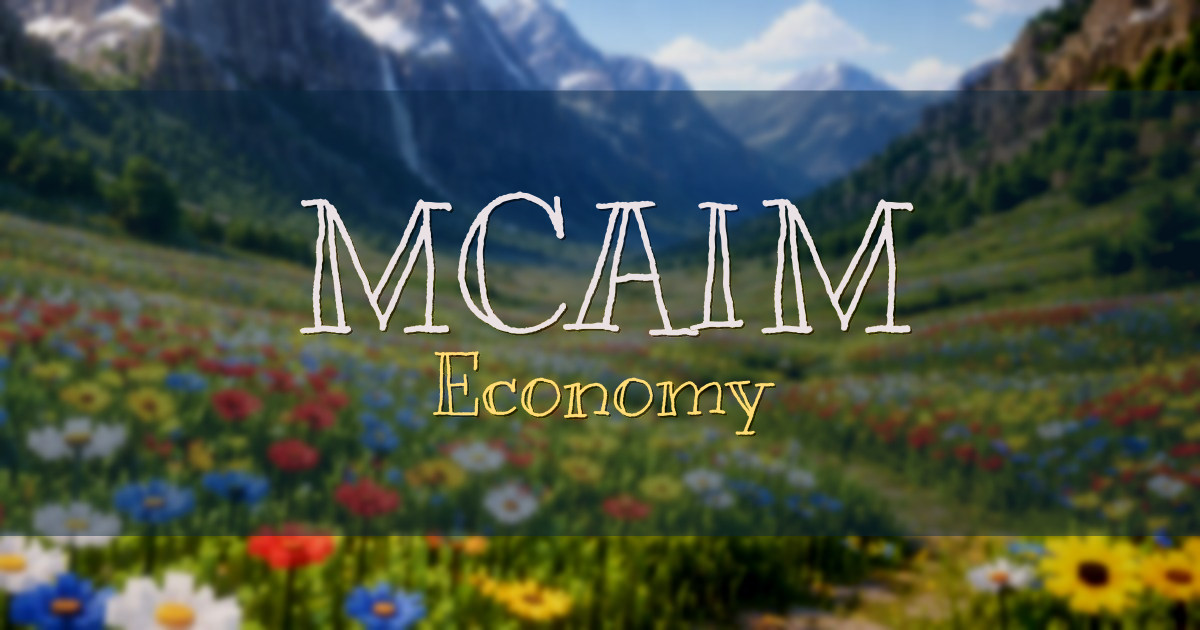 MCAIM Economy Minecraft server