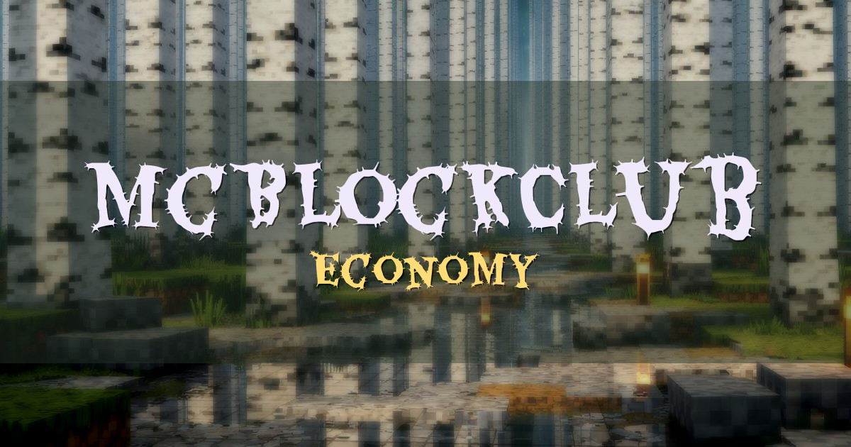 mcBlockClub Economy Minecraft server