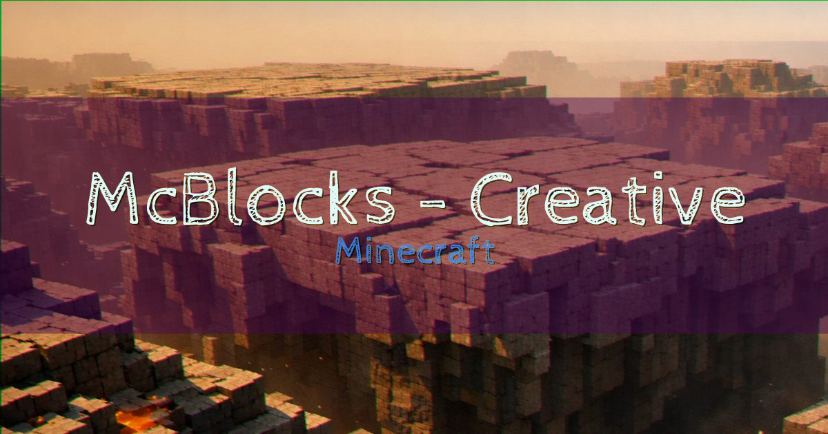 McBlocks – Creative Minecraft server