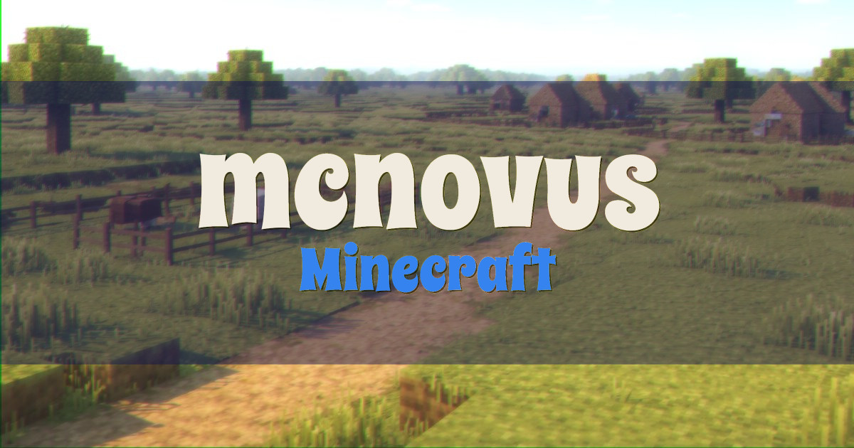 mcnovus Minecraft server