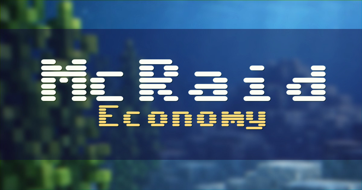 McRaid Economy Minecraft server