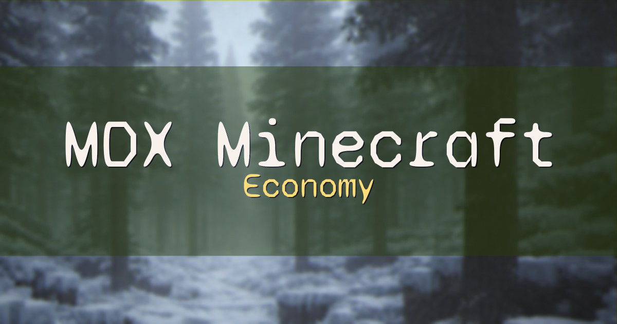 MDX Minecraft Economy Minecraft server