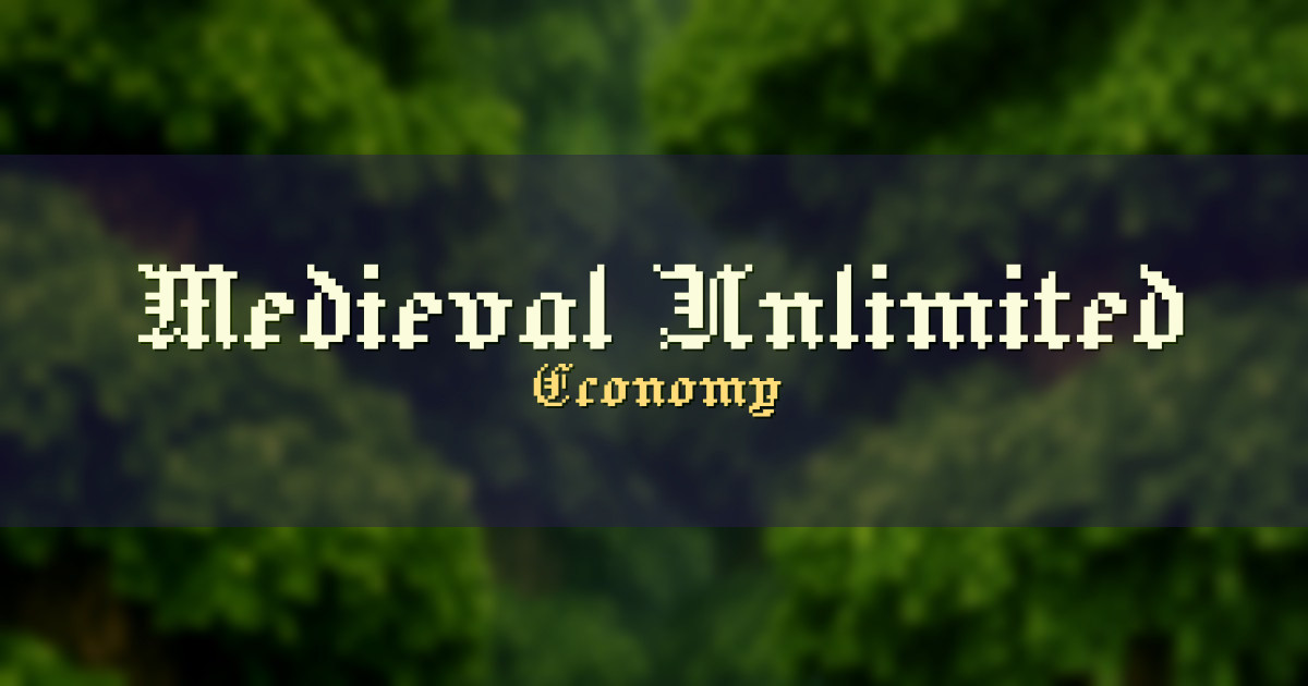 Medieval Unlimited Economy Minecraft server