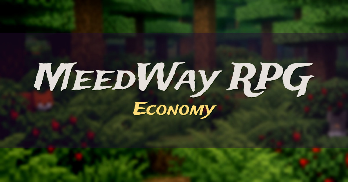 MeedWay RPG Economy Minecraft server