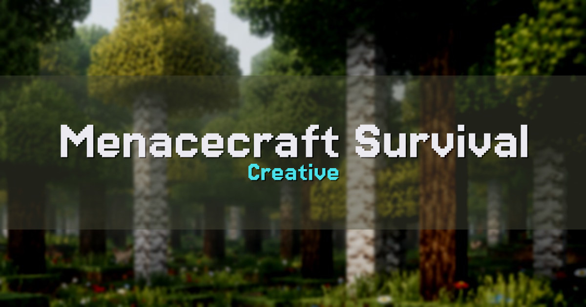 Menacecraft Survival Server Creative Minecraft server