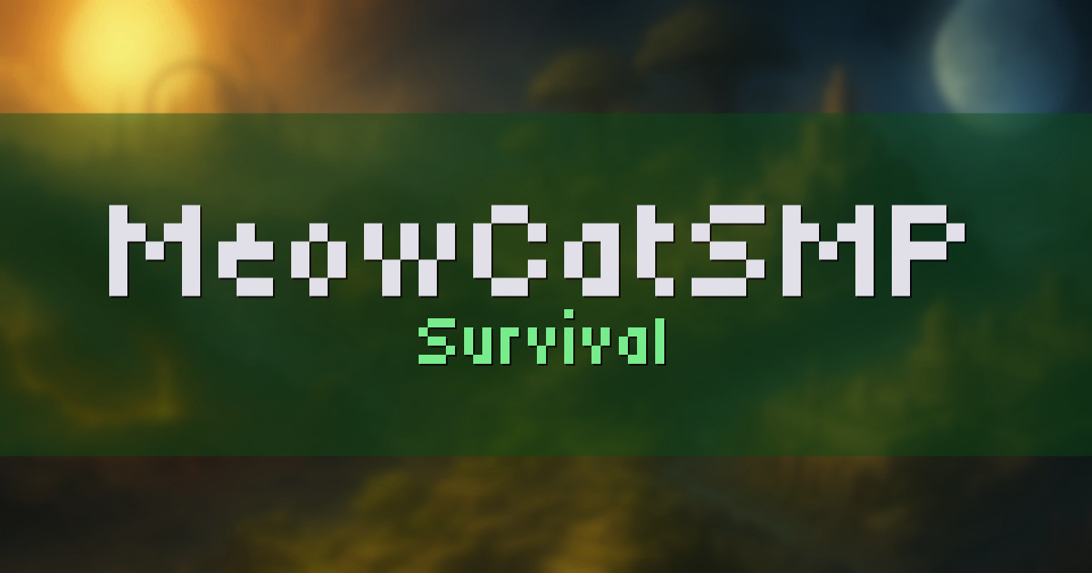 MeowCatSMP Survival Minecraft server