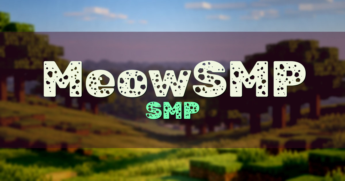 MeowSMP Survival Minecraft server