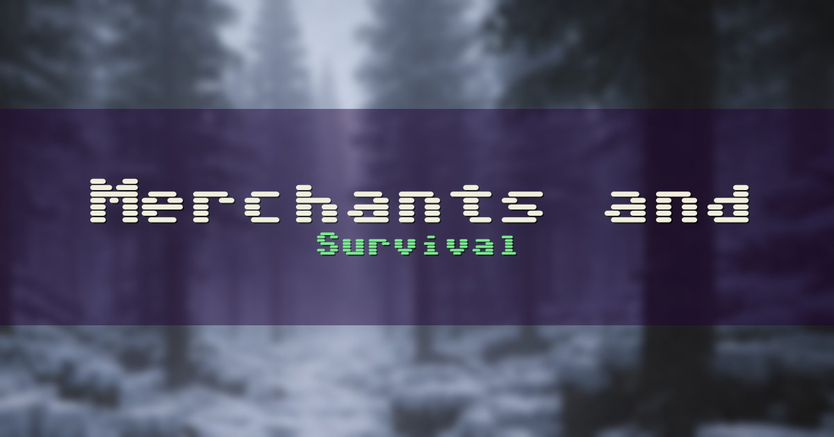 Merchants and Marauders Survival Minecraft server
