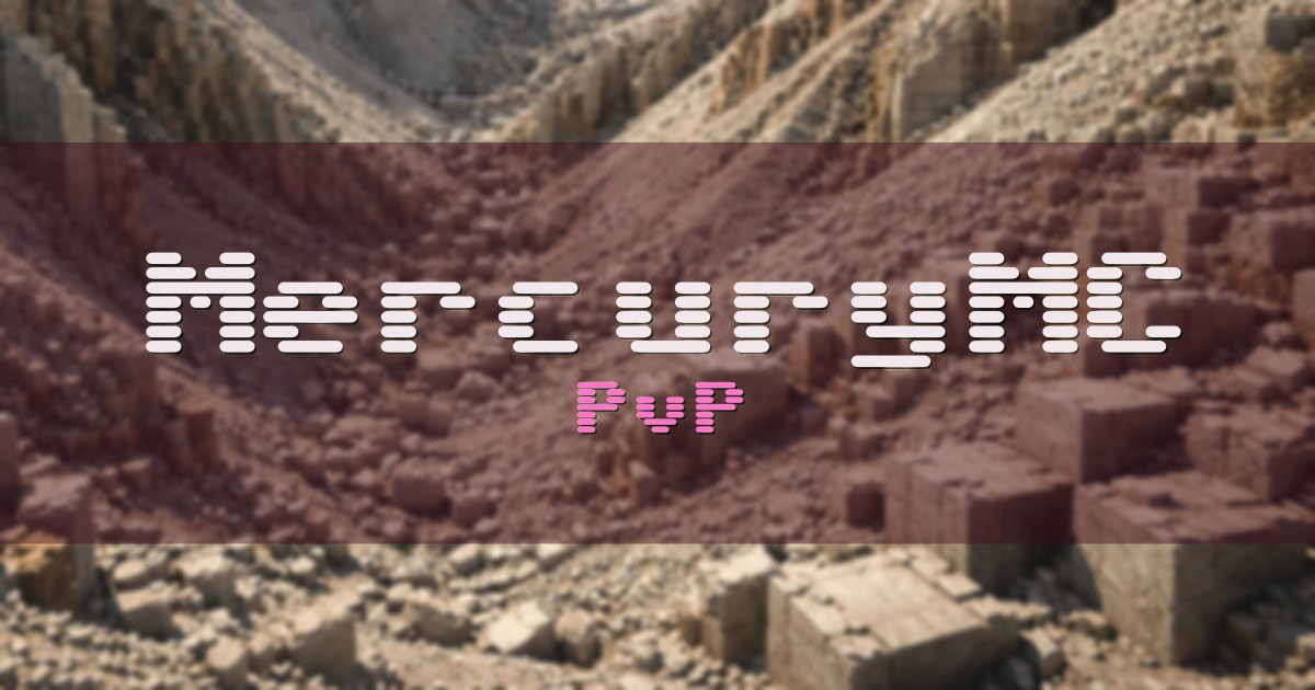 MercuryMC PvP Minecraft server