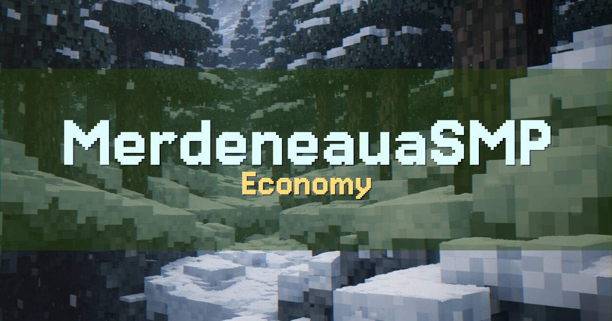 MerdeneauaSMP Economy Minecraft server
