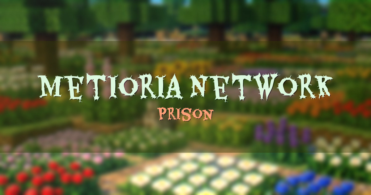 Metioria Network Prison Minecraft server