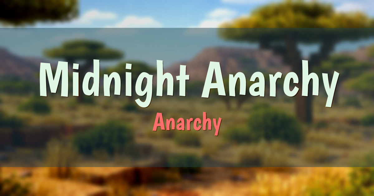 Midnight Anarchy PvP Minecraft server