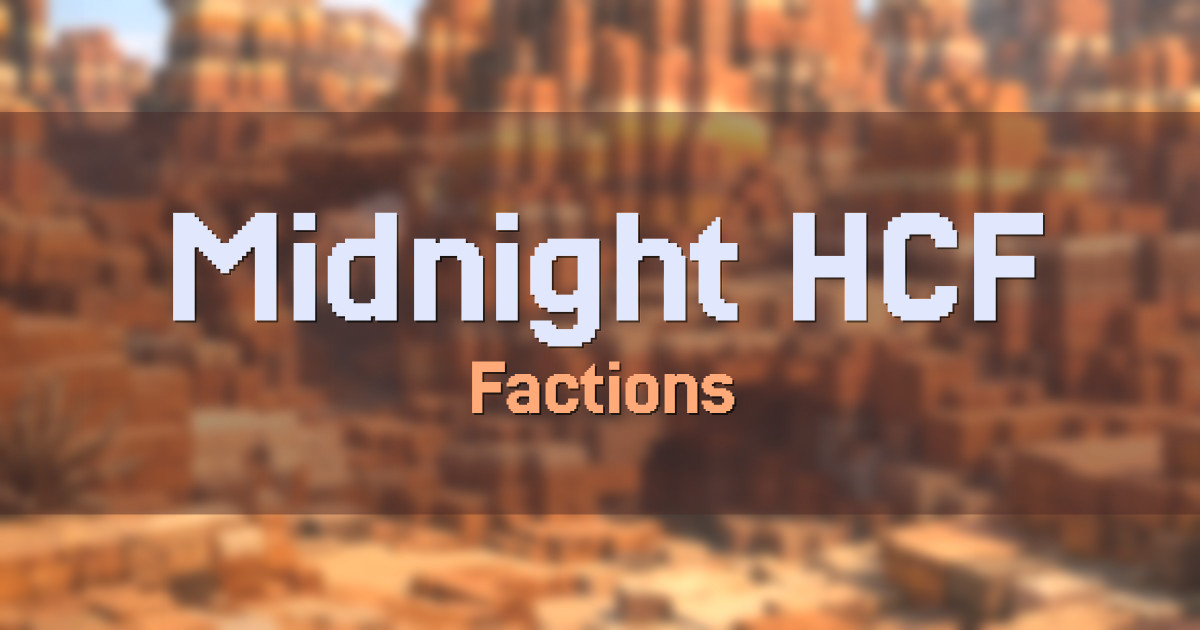 Midnight HCF Factions Minecraft server
