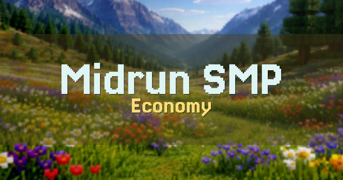 Midrun SMP Economy Minecraft server