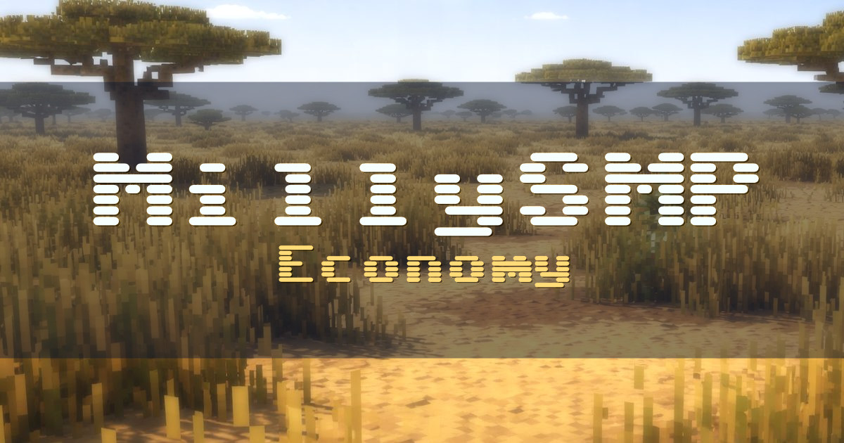 MillySMP Economy Minecraft server