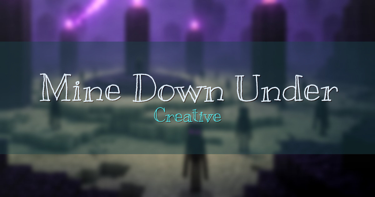 Mine Down Under Creative Minecraft server