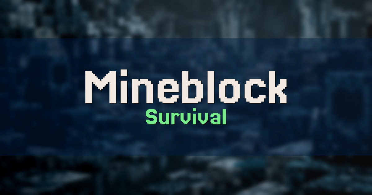 Mineblock Survival Minecraft server