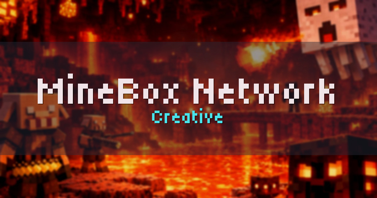 MineBox Network Creative Minecraft server