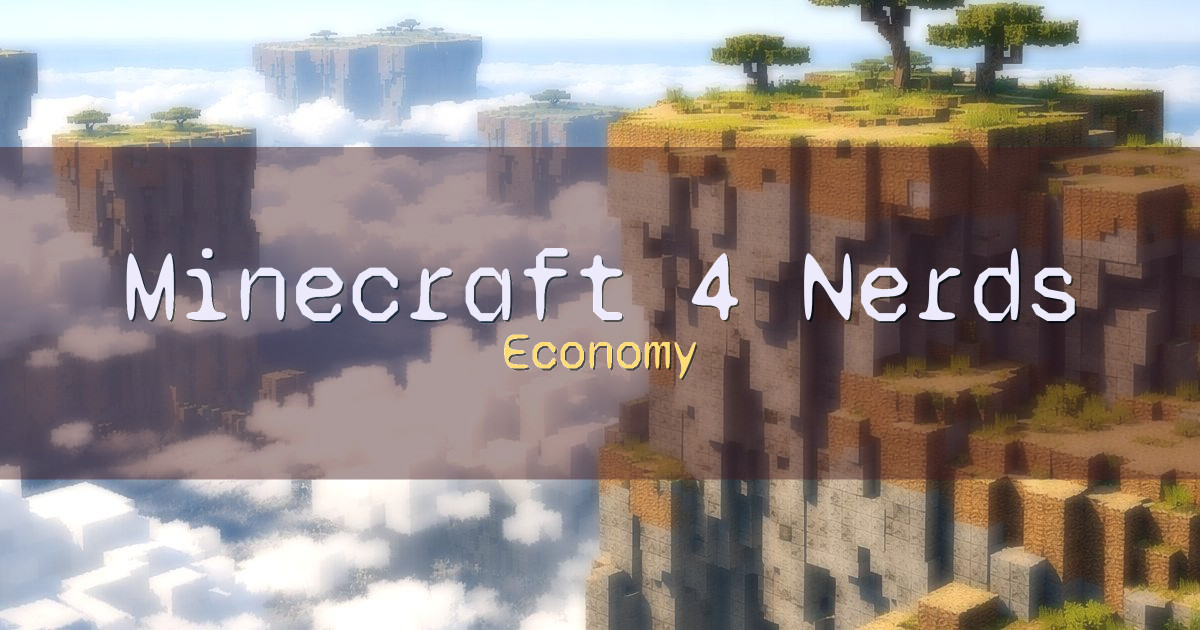 Minecraft 4 Nerds Economy Minecraft server
