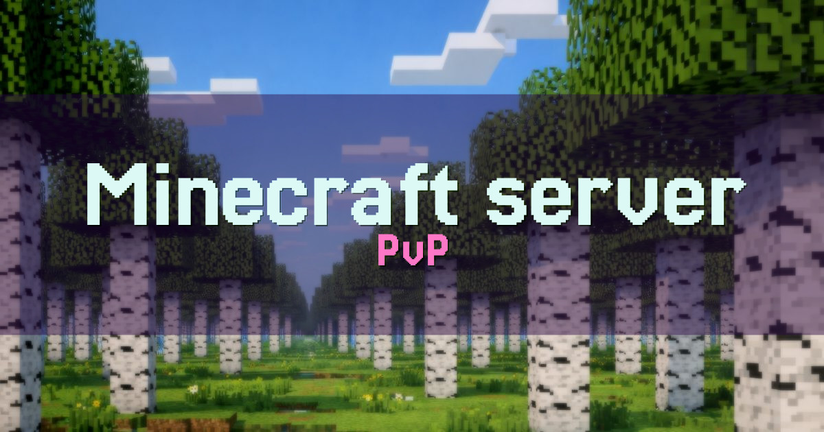 Minecraft server PvP Minecraft server