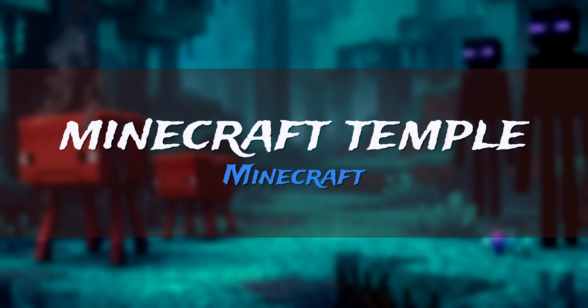 minecraft temple Minecraft server