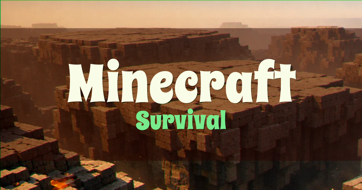 Minecraft Vanilla Server – 24/7 Survival Minecraft server