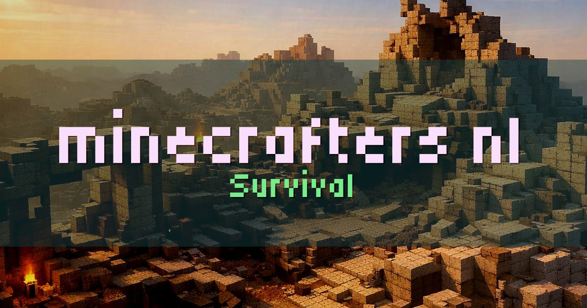 minecrafters.nl Survival Minecraft server