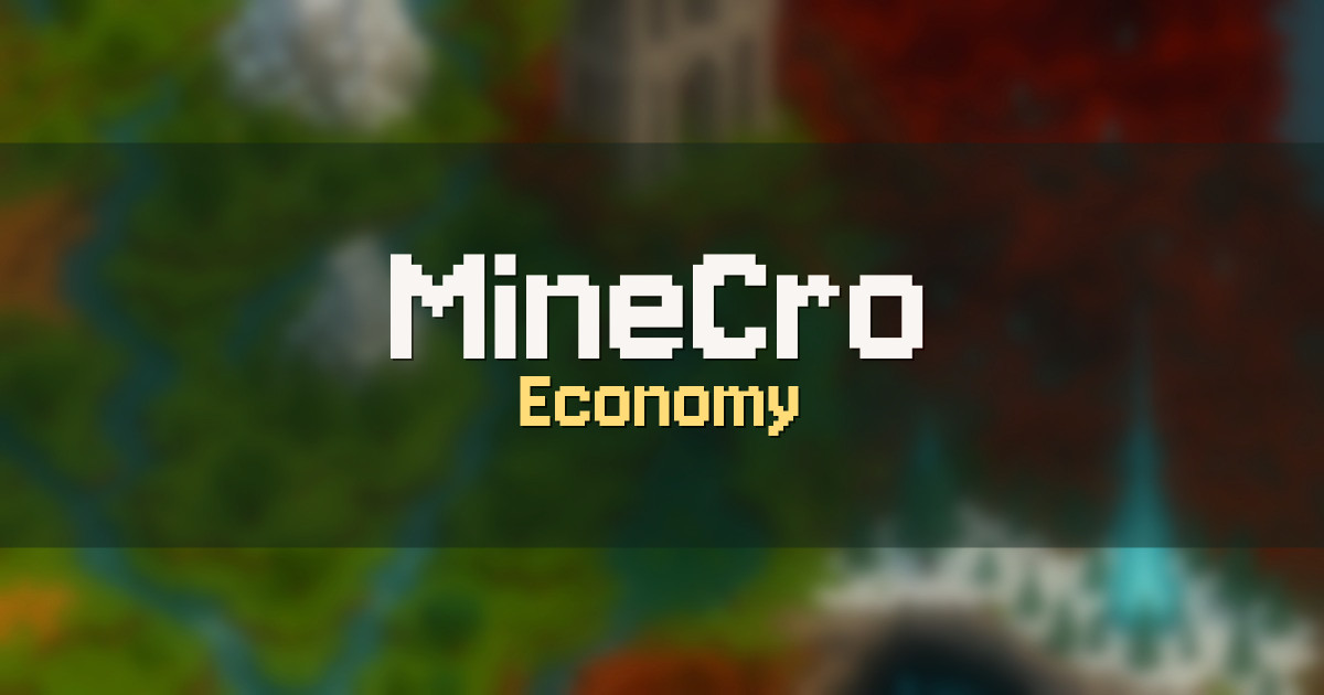 MineCro Economy Minecraft server