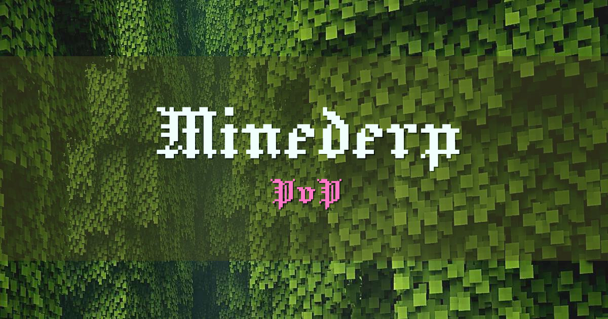 Minederp PvP Minecraft server