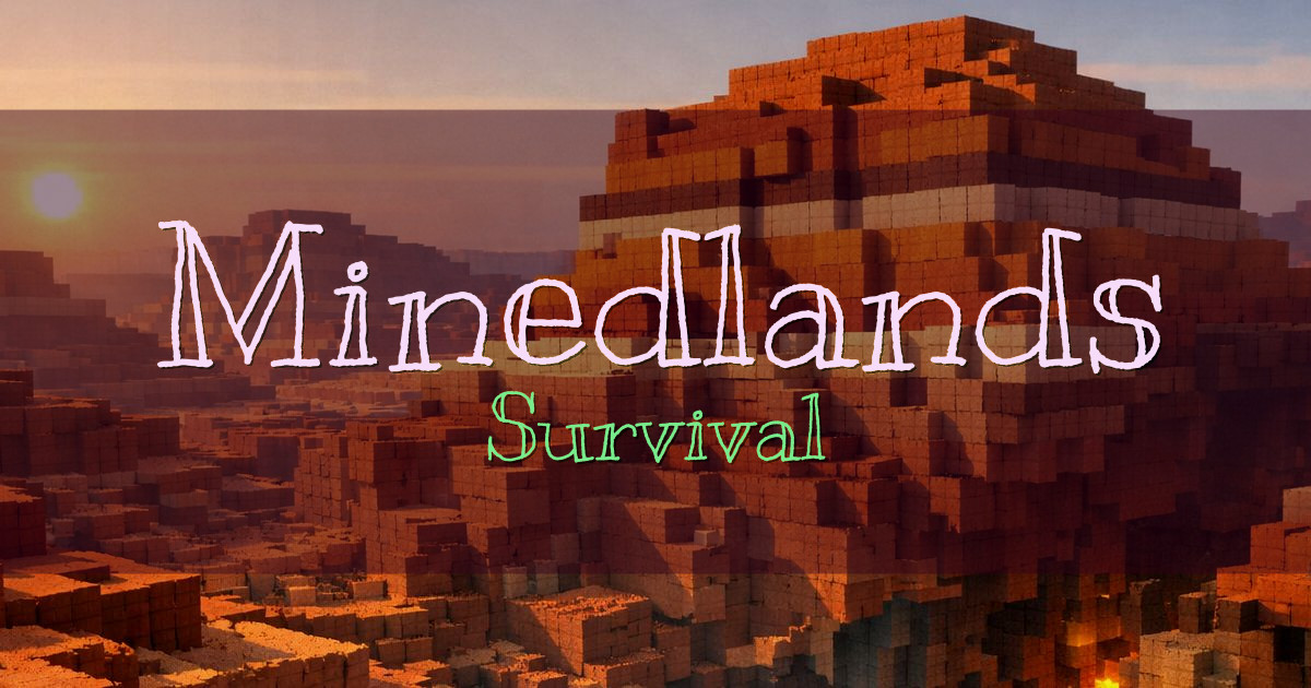 Minedlands Survival Minecraft server