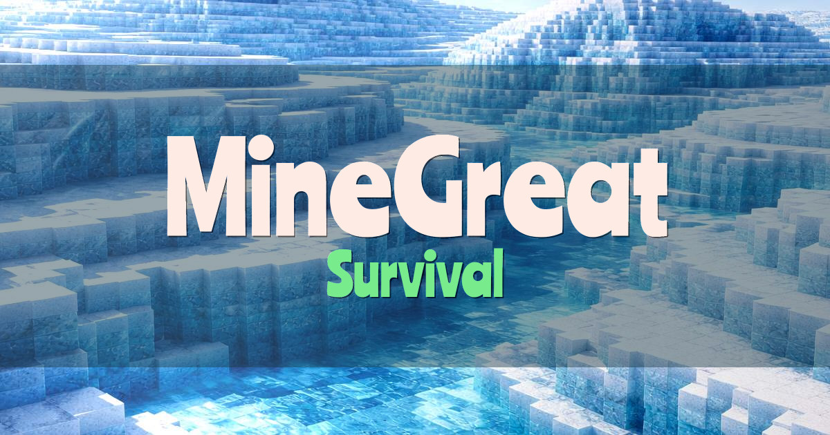 MineGreat Survival Minecraft server
