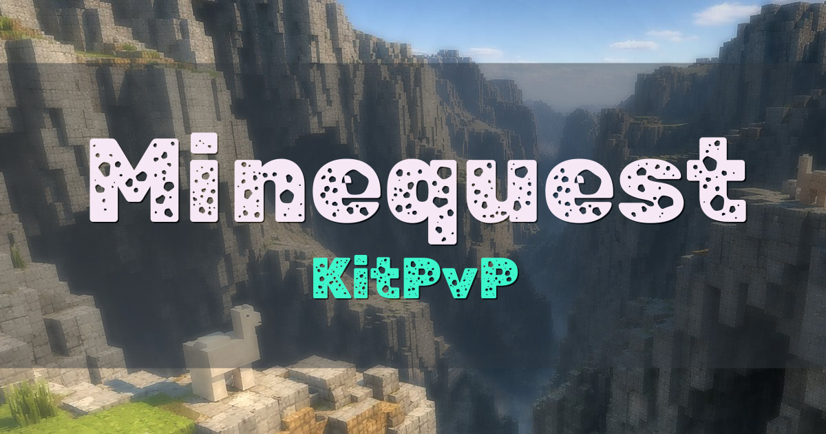 Minequest KitPvP Minecraft server