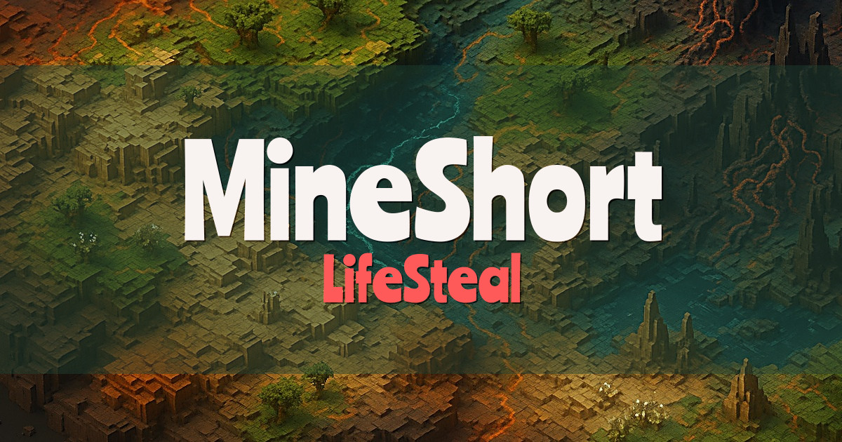 MineShort LifeSteal Minecraft server