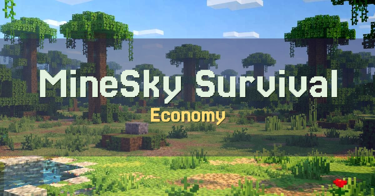MineSky Survival Economy Minecraft server