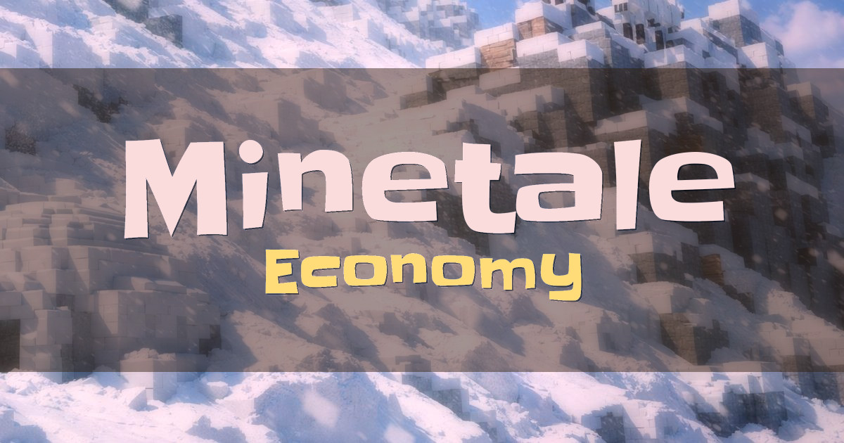 Minetale Economy Minecraft server