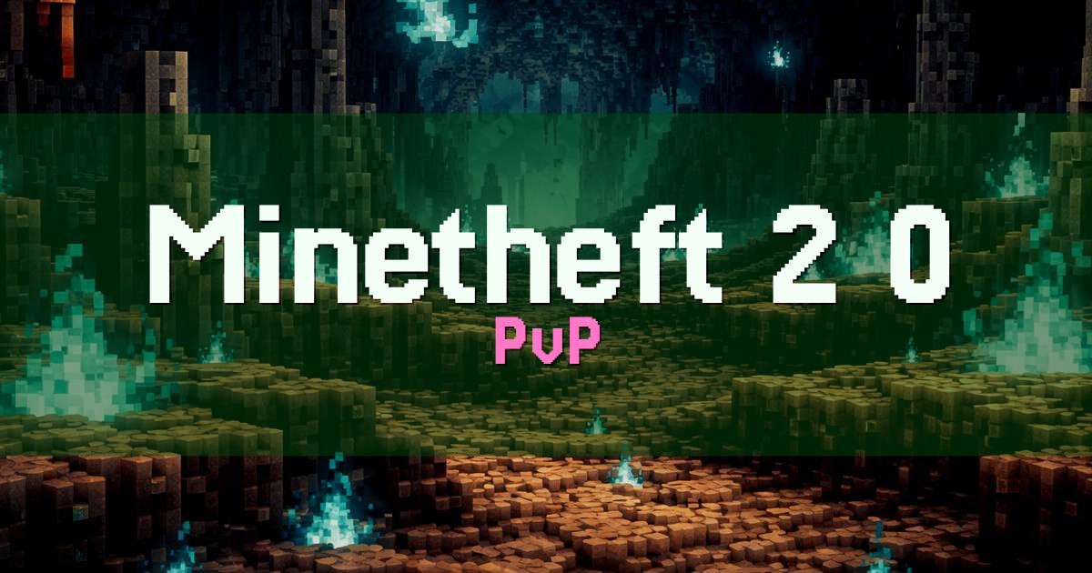 Minetheft 2.0 PvP Minecraft server