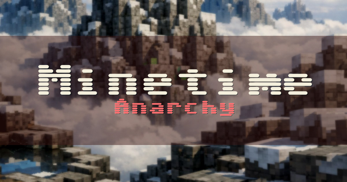 Minetime Anarchy Minecraft server