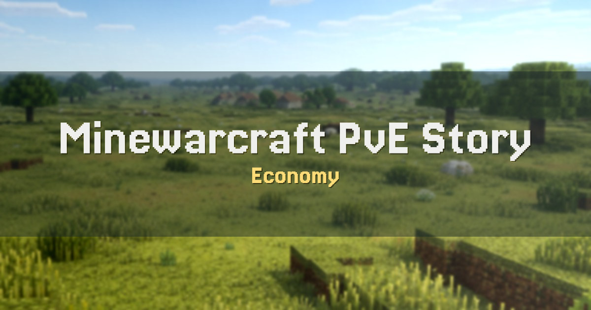 Minewarcraft PvE Story Open World Economy Minecraft server