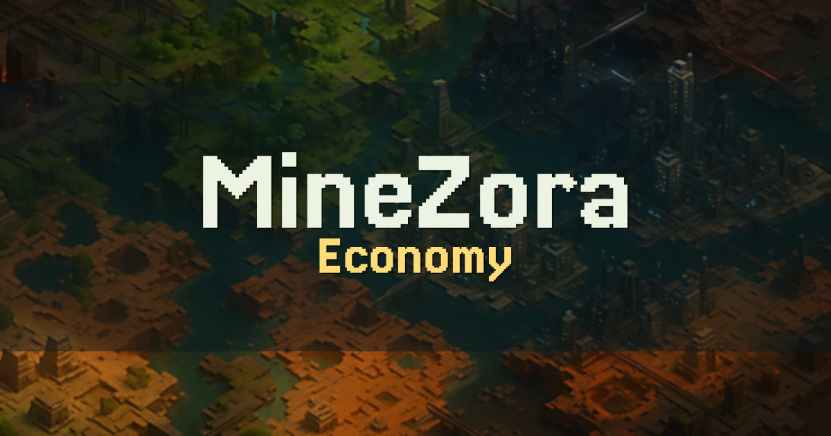 MineZora Economy Minecraft server