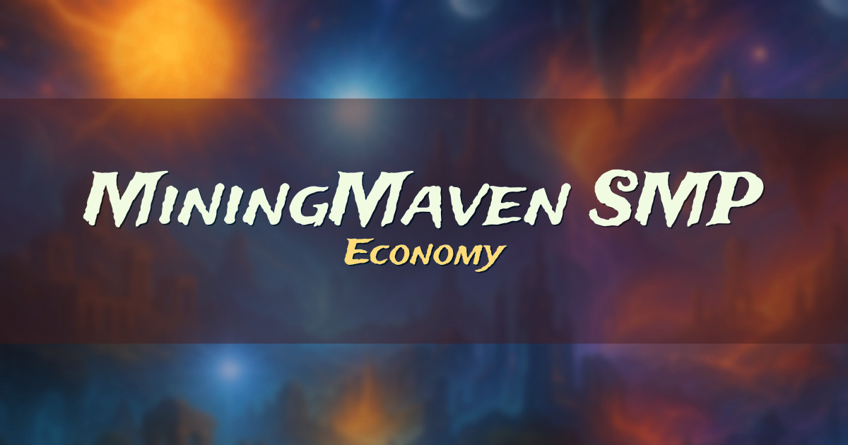 MiningMaven SMP Economy Minecraft server