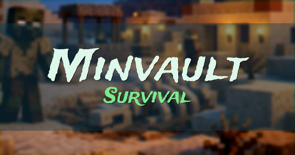 Minvault Survival Minecraft server