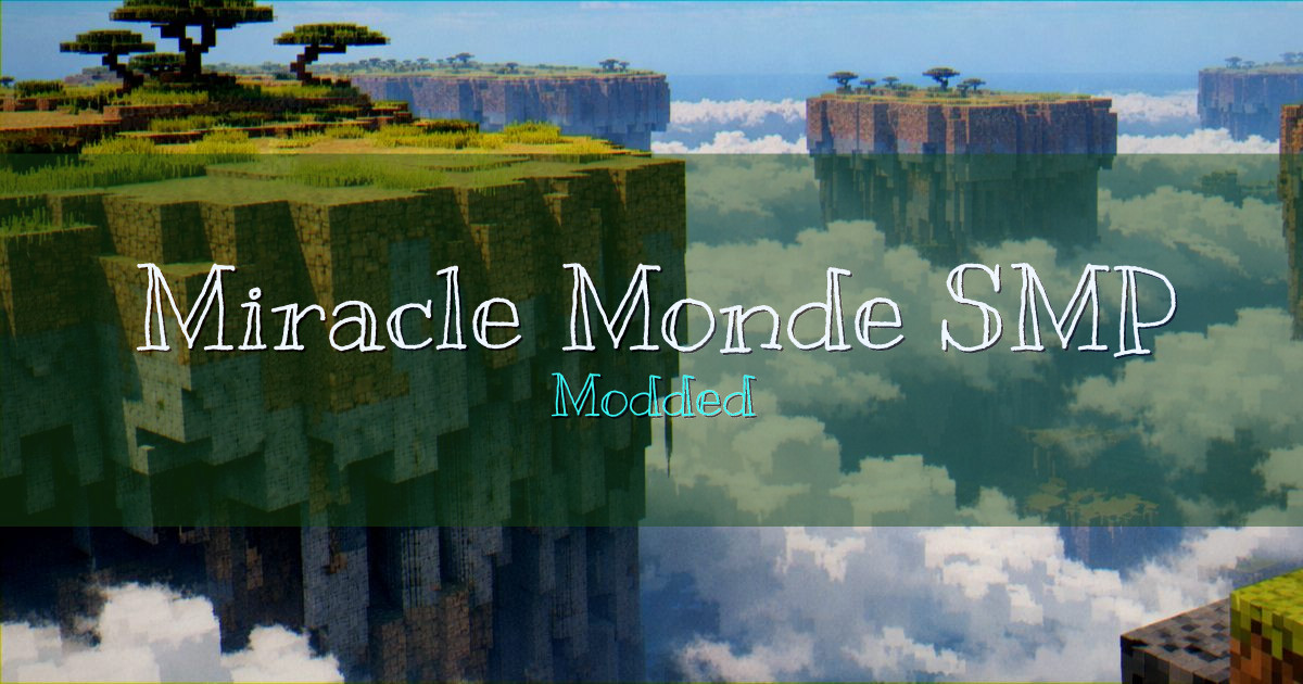 Miracle Monde SMP Modded Minecraft server
