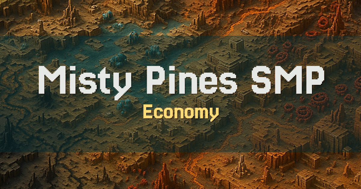Misty Pines SMP Economy Minecraft server