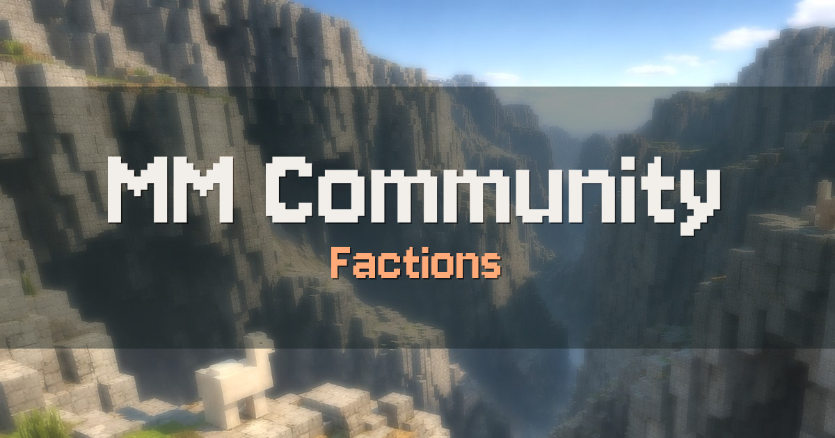 MM Community Factions Minecraft server
